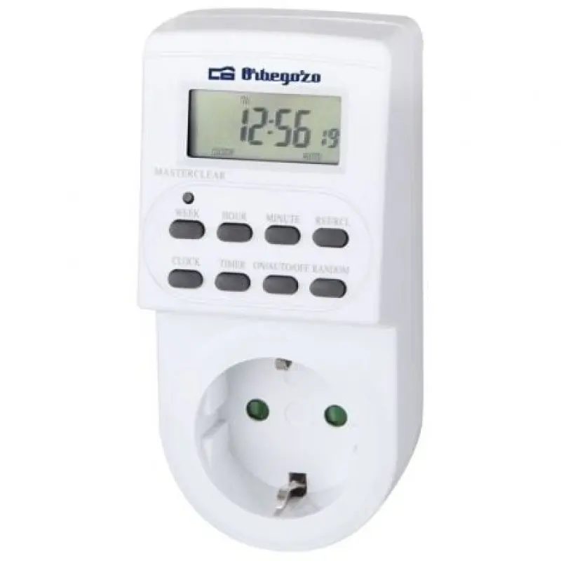 Programador de Enchufe Orbegozo PG 20 /Potencia Máxima 3600W Programador de Enchufe Orbegozo PG 20 /Potencia Máxima 3600W
