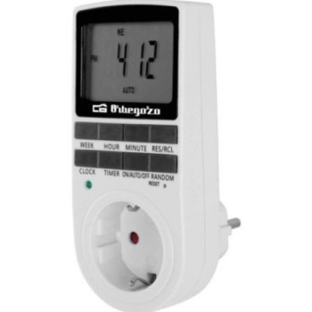 Programador de Enchufe Orbegozo PG 25/ Potencia Máxima 3680W Programador de Enchufe Orbegozo PG 25/ Potencia Máxima 3680W
