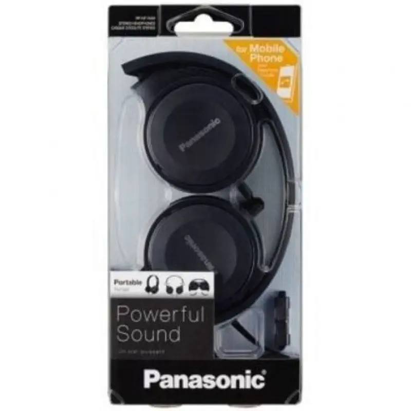 Auriculares Panasonic RP-HF100ME/ con Micrófono/ Jack 3.5/ Negros Auriculares Panasonic RP-HF100ME/ con Micrófono/ Jack 3.5/ Negros