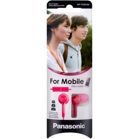 Auriculares Intrauditivos Panasonic RP-TCM105/ con Micrófono/ Jack 3.5/ Rosas Auriculares Intrauditivos Panasonic RP-TCM105/ con Micrófono/ Jack 3.5/ Rosas
