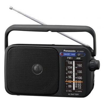 Radio Portátil Panasonic RF-2400DEG-K/ Negra Radio Portátil Panasonic RF-2400DEG-K/ Negra