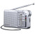 Radio Portátil Panasonic RF-P150D/ Plata