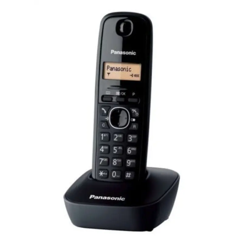 Teléfono Inalámbrico Panasonic KX-TG1611/ Negro Teléfono Inalámbrico Panasonic KX-TG1611/ Negro