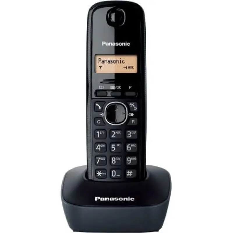 Teléfono Inalámbrico Panasonic KX-TG1611/ Negro Teléfono Inalámbrico Panasonic KX-TG1611/ Negro