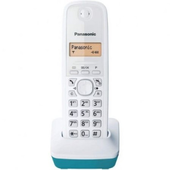 Teléfono Inalámbrico Panasonic KX-TG1611/ Blanco/ Azul Teléfono Inalámbrico Panasonic KX-TG1611/ Blanco/ Azul