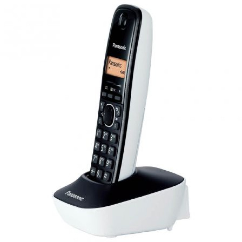 Teléfono Inalámbrico Panasonic KX-TG1611/ Negro y Blanco Teléfono Inalámbrico Panasonic KX-TG1611/ Negro y Blanco