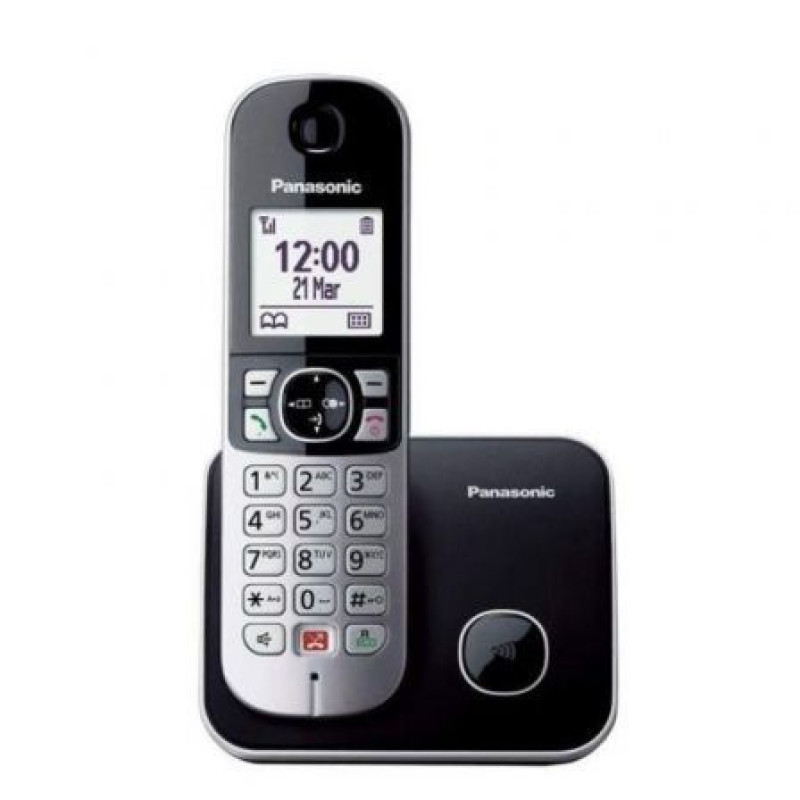 Teléfono Inalámbrico Panasonic KX-TG6851/ Negro Teléfono Inalámbrico Panasonic KX-TG6851/ Negro