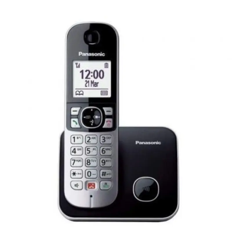 Teléfono Inalámbrico Panasonic KX-TG6851/ Negro Teléfono Inalámbrico Panasonic KX-TG6851/ Negro
