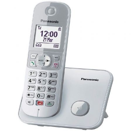 Teléfono Inalámbrico Panasonic KX-TG6851SP/ Plata Teléfono Inalámbrico Panasonic KX-TG6851SP/ Plata