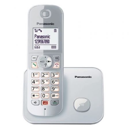 Teléfono Inalámbrico Panasonic KX-TG6851SP/ Plata Teléfono Inalámbrico Panasonic KX-TG6851SP/ Plata