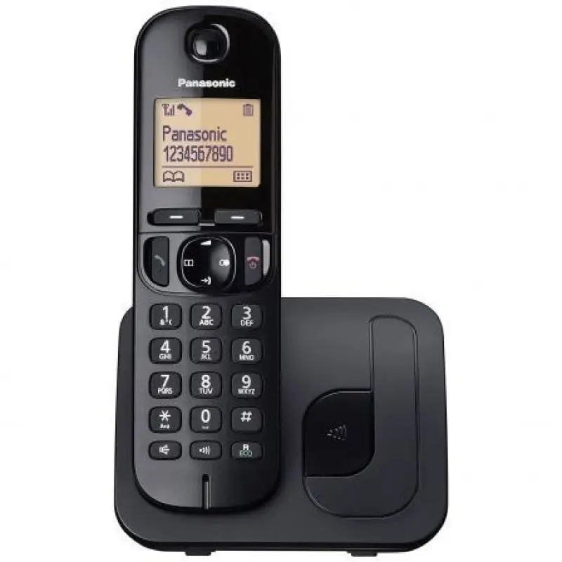 Teléfono Inalámbrico Panasonic KX-TGC210SPB/ Negro Teléfono Inalámbrico Panasonic KX-TGC210SPB/ Negro
