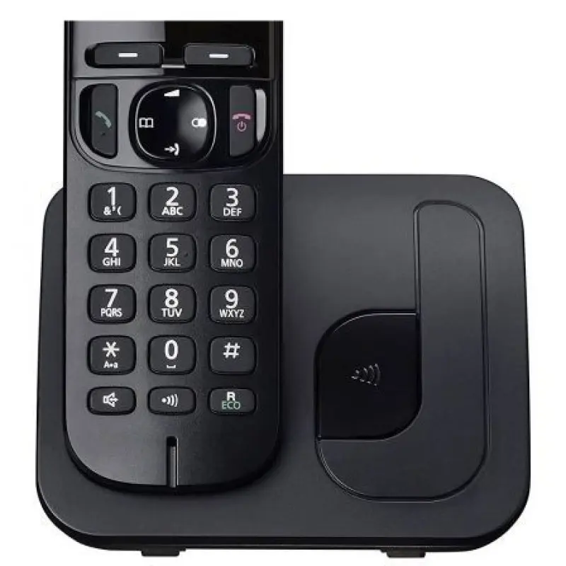 Teléfono Inalámbrico Panasonic KX-TGC210SPB/ Negro Teléfono Inalámbrico Panasonic KX-TGC210SPB/ Negro