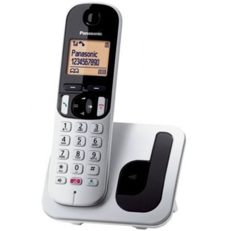 Teléfono Inalámbrico Panasonic KX-TGC250SPS/ Plata Teléfono Inalámbrico Panasonic KX-TGC250SPS/ Plata