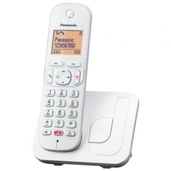 Teléfono Inalámbrico Panasonic KX-TGC250SPW/ Blanco Teléfono Inalámbrico Panasonic KX-TGC250SPW/ Blanco