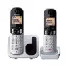 Teléfono Inalámbrico Panasonic KX-TGC252SPS/ Pack DUO/ Plata Teléfono Inalámbrico Panasonic KX-TGC252SPS/ Pack DUO/ Plata