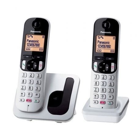Teléfono Inalámbrico Panasonic KX-TGC252SPS/ Pack DUO/ Plata Teléfono Inalámbrico Panasonic KX-TGC252SPS/ Pack DUO/ Plata