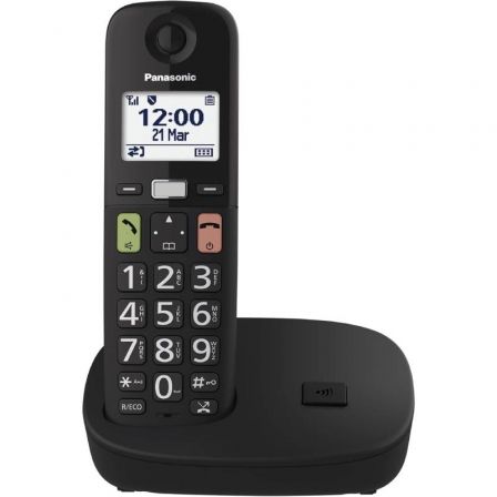 Teléfono Inalámbrico Panasonic KX-TGU110/ Negro Teléfono Inalámbrico Panasonic KX-TGU110/ Negro