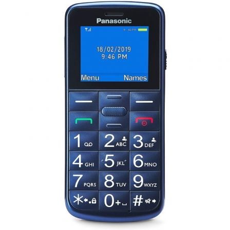 Teléfono Móvil Panasonic KX-TU110EXC para Personas Mayores/ Azul Teléfono Móvil Panasonic KX-TU110EXC para Personas Mayores/ Azul