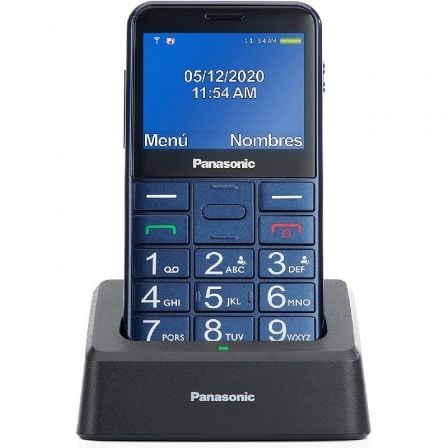 Teléfono Móvil Panasonic KX-TU155EXCN para Personas Mayores/ Azul Teléfono Móvil Panasonic KX-TU155EXCN para Personas Mayores/ Azul