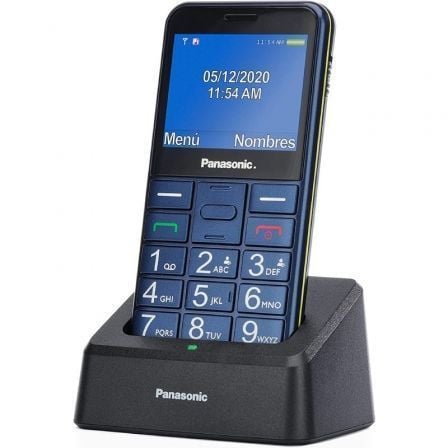 Teléfono Móvil Panasonic KX-TU155EXCN para Personas Mayores/ Azul Teléfono Móvil Panasonic KX-TU155EXCN para Personas Mayores/ Azul