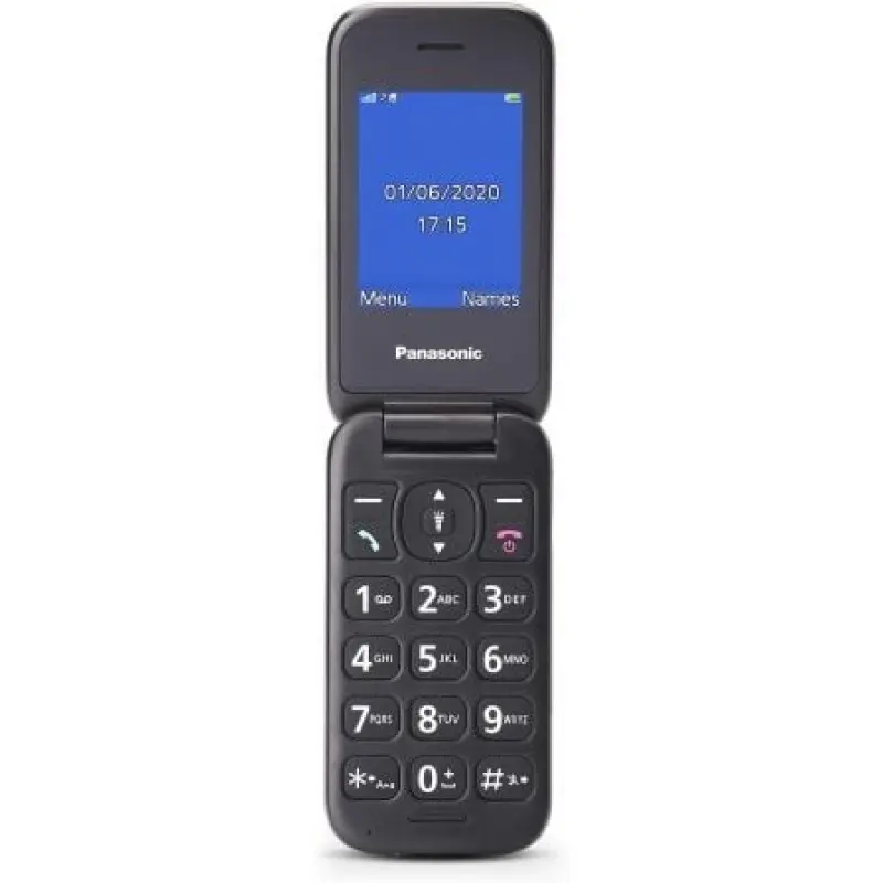 Teléfono Móvil Panasonic KX-TU400EXC para Personas Mayores/ Turquesa Teléfono Móvil Panasonic KX-TU400EXC para Personas Mayores/ Turquesa