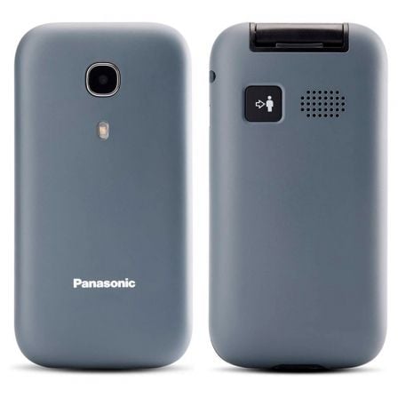 Teléfono Móvil Panasonic KX-TU400EXG para Personas Mayores/ Gris Teléfono Móvil Panasonic KX-TU400EXG para Personas Mayores/ Gris