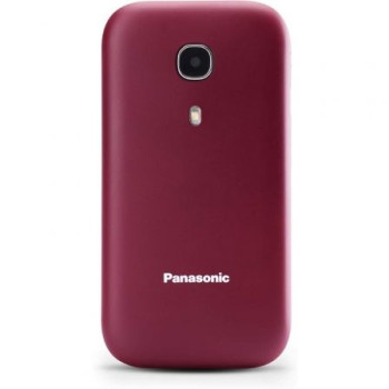 Teléfono Móvil Panasonic KX-TU400EXR para Personas Mayores/ Rojo Granate Teléfono Móvil Panasonic KX-TU400EXR para Personas Mayores/ Rojo Granate