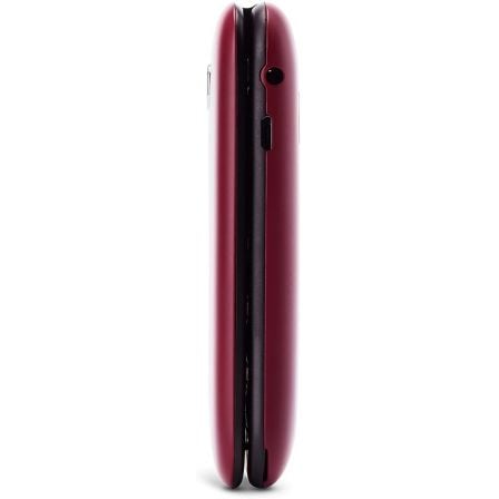 Teléfono Móvil Panasonic KX-TU400EXR para Personas Mayores/ Rojo Granate Teléfono Móvil Panasonic KX-TU400EXR para Personas Mayores/ Rojo Granate