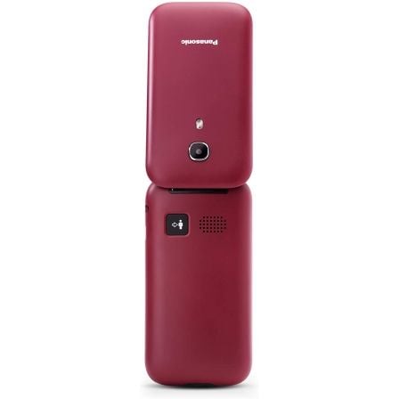 Teléfono Móvil Panasonic KX-TU400EXR para Personas Mayores/ Rojo Granate Teléfono Móvil Panasonic KX-TU400EXR para Personas Mayores/ Rojo Granate