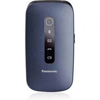 Teléfono Móvil Panasonic KX-TU550 para Personas Mayores/ Azul Teléfono Móvil Panasonic KX-TU550 para Personas Mayores/ Azul