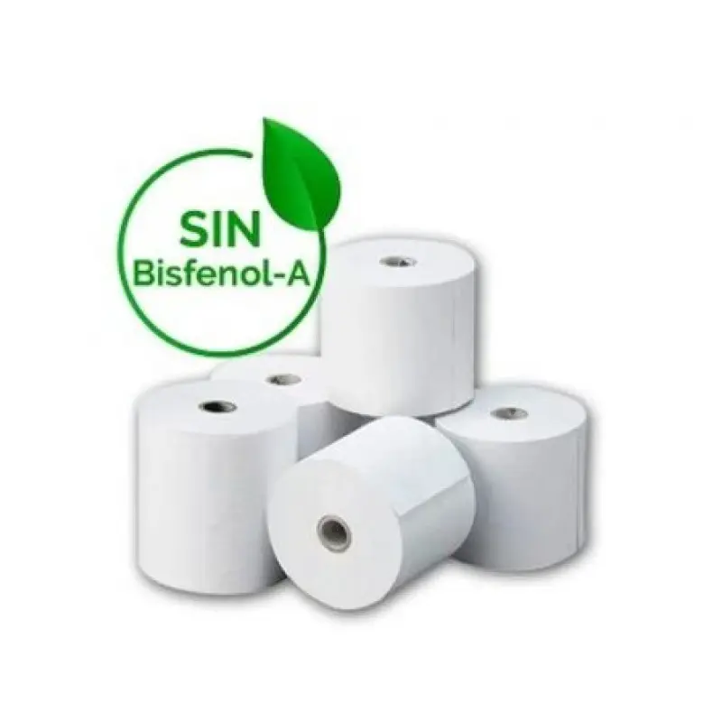 Rollo Papel Térmico Genérico 57x35 10U BPA/ 57 x 35mm/ 10 unidades Rollo Papel Térmico Genérico 57x35 10U BPA/ 57 x 35mm/ 10 unidades