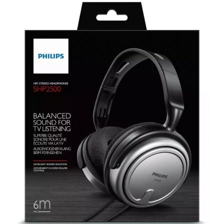 Auriculares Philips SHP2500/10/ Jack 3.5/ Grises Auriculares Philips SHP2500/10/ Jack 3.5/ Grises