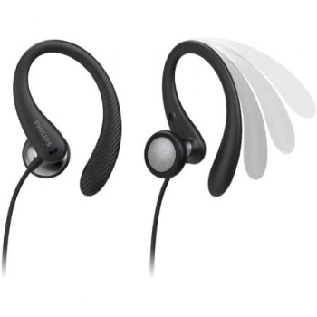 Auriculares Deportivos Philips TAA1105BK/ con Micrófono/ Jack 3.5/ Negros Auriculares Deportivos Philips TAA1105BK/ con Micrófono/ Jack 3.5/ Negros