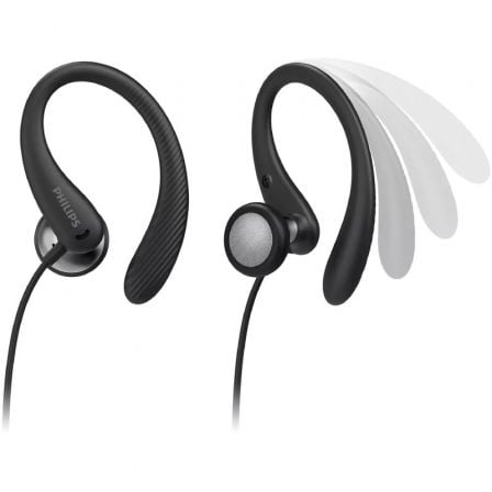Auriculares Deportivos Philips TAA1105BK/ con Micrófono/ Jack 3.5/ Negros Auriculares Deportivos Philips TAA1105BK/ con Micrófono/ Jack 3.5/ Negros