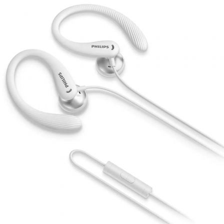 Auriculares Deportivos Philips TAA1105WT/ con Micrófono/ Jack 3.5/ Blancos Auriculares Deportivos Philips TAA1105WT/ con Micrófono/ Jack 3.5/ Blancos