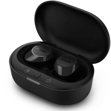 Auriculares Bluetooth Philips TAT1209 con estuche de carga/ Autonomía 6h/ Negros Auriculares Bluetooth Philips TAT1209 con estuche de carga/ Autonomía 6h/ Negros