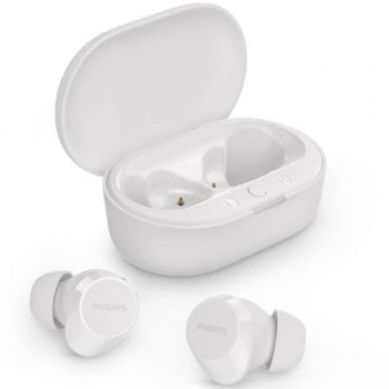 Auriculares Bluetooth Philips TAT1209 con estuche de carga/ Autonomía 6h/ Blancos Auriculares Bluetooth Philips TAT1209 con estuche de carga/ Autonomía 6h/ Blancos