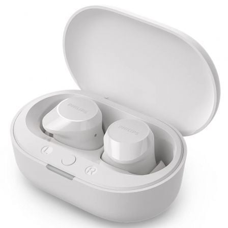 Auriculares Bluetooth Philips TAT1209 con estuche de carga/ Autonomía 6h/ Blancos Auriculares Bluetooth Philips TAT1209 con estuche de carga/ Autonomía 6h/ Blancos