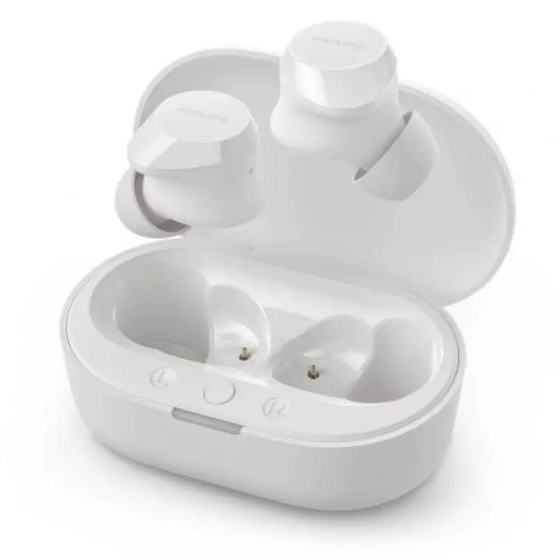 Auriculares Bluetooth Philips TAT1209 con estuche de carga/ Autonomía 6h/ Blancos Auriculares Bluetooth Philips TAT1209 con estuche de carga/ Autonomía 6h/ Blancos