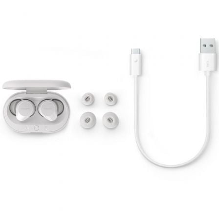 Auriculares Bluetooth Philips TAT1209 con estuche de carga/ Autonomía 6h/ Blancos Auriculares Bluetooth Philips TAT1209 con estuche de carga/ Autonomía 6h/ Blancos