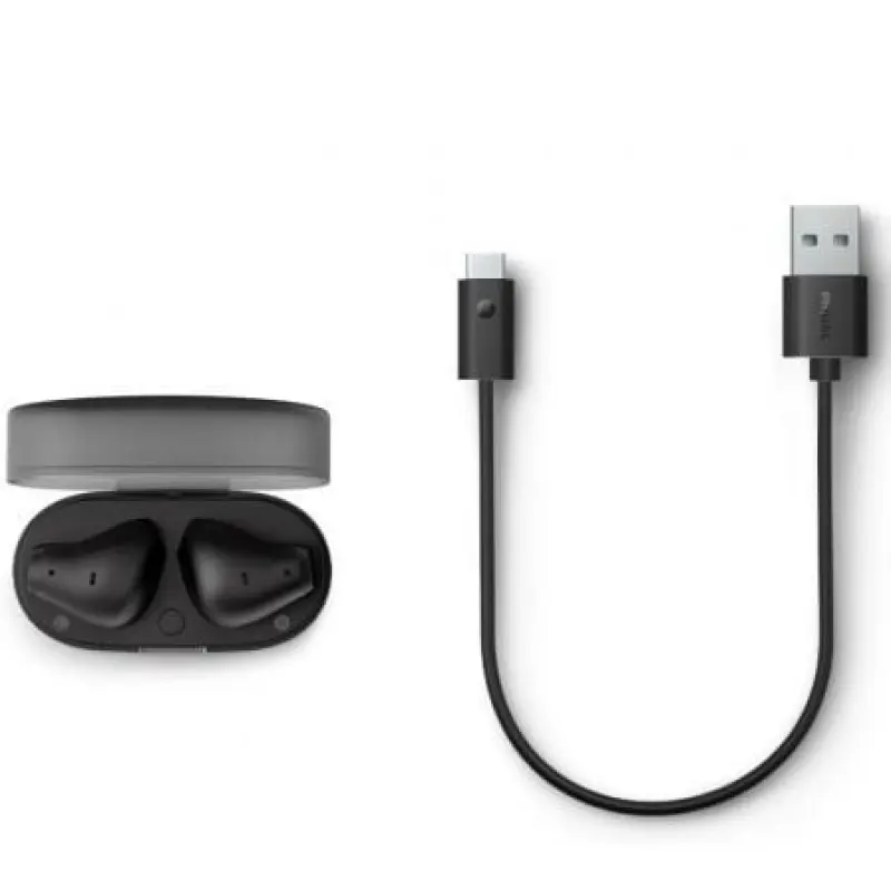 Auriculares Bluetooth Philips TAT2139BK con estuche de carga/ Autonomía 7h/ Negros Auriculares Bluetooth Philips TAT2139BK con estuche de carga/ Autonomía 7h/ Negros