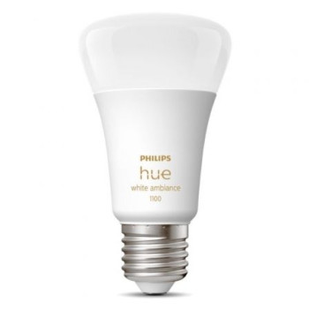 Bombilla Led Inteligente Philips Hue White Ambiance A60/ Casquillo E27/ 8W/ 1100 Lúmenes/ 2200K-6500K/ Precisa Philips Hue Bridge Bombilla Led Inteligente Philips Hue White Ambiance A60/ Casquillo E27/ 8W/ 1100 Lúmenes/ 2200K-6500K/ Precisa Philips Hue Bridge