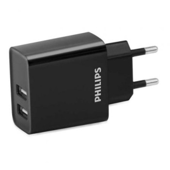 Cargador de Pared Philips DLP2610/ 2xUSB/ 15.5W Cargador de Pared Philips DLP2610/ 2xUSB/ 15.5W
