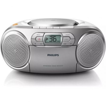 Radio CD Philips AZ127/12/ 2W/ Gris Radio CD Philips AZ127/12/ 2W/ Gris