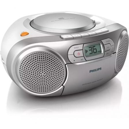 Radio CD Philips AZ127/12/ 2W/ Gris Radio CD Philips AZ127/12/ 2W/ Gris