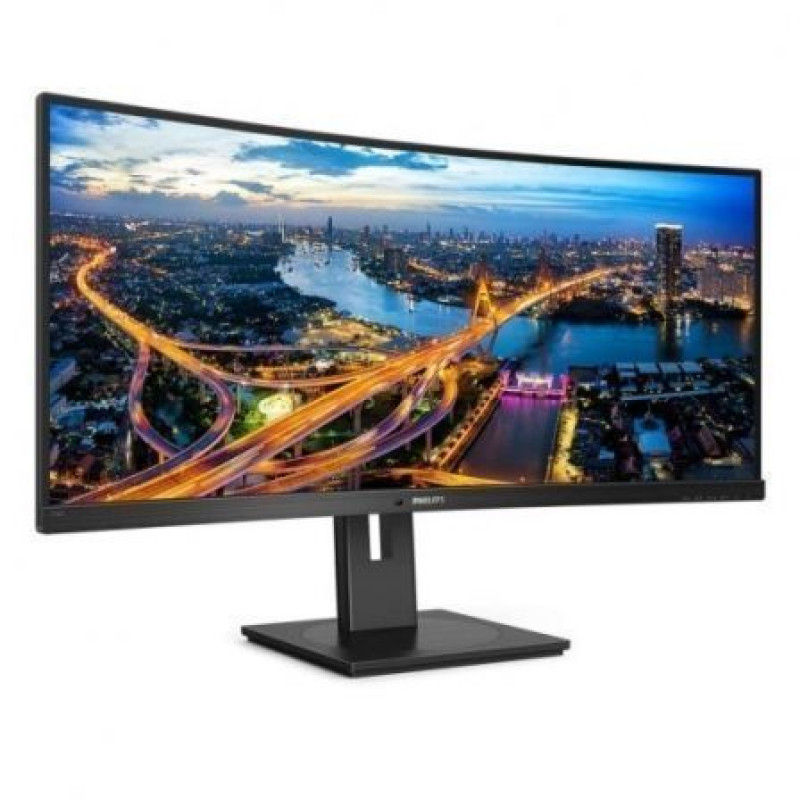 Monitor Profesional Ultrapanorámico Curvo Philips 346B1C 34'/ WQHD/ Multimedia/ Regulable en altura/ Negro Monitor Profesional Ultrapanorámico Curvo Philips 346B1C 34'/ WQHD/ Multimedia/ Regulable en altura/ Negro