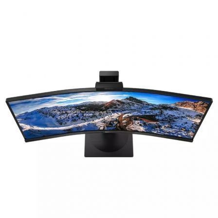 Monitor Profesional Ultrapanorámico Curvo Philips 346P1CRH 34'/ WQHD/ Webcam/ Multimedia/ Regulable en altura/ Negro Monitor Profesional Ultrapanorámico Curvo Philips 346P1CRH 34'/ WQHD/ Webcam/ Multimedia/ Regulable en altura/ Negro