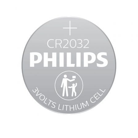 Pack de 6 Pilas de Botón Philips CR2032/ 3V Pack de 6 Pilas de Botón Philips CR2032/ 3V