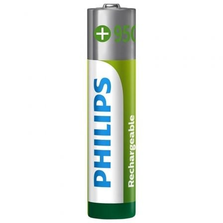 Pack de 4 Pilas AAA Philips R03B4A95/10/ 1.2V/ Recargables Pack de 4 Pilas AAA Philips R03B4A95/10/ 1.2V/ Recargables