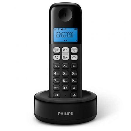 Teléfono Inalámbrico Philips D1611B/34/ Negro Teléfono Inalámbrico Philips D1611B/34/ Negro